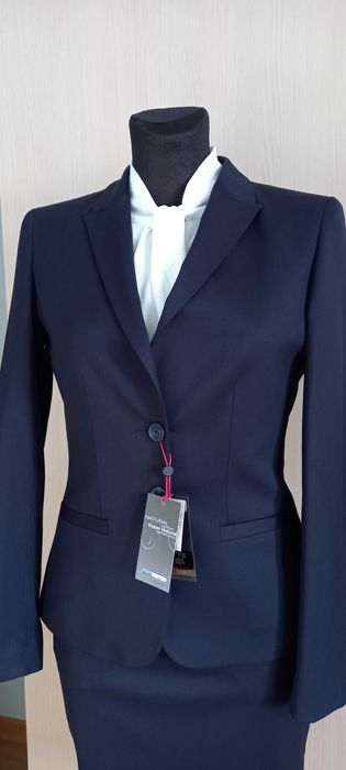 Nowy żakiet marynarka Greiff 44% wełna r. XS / 34