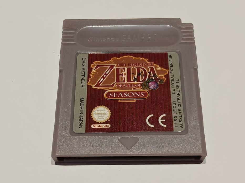 The Legend od Zelda Oracle of Seasons game boy gbc gba color advance