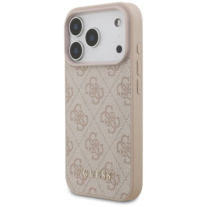 Etui do iPhone 17 Pro Guess 4G Classic różowy