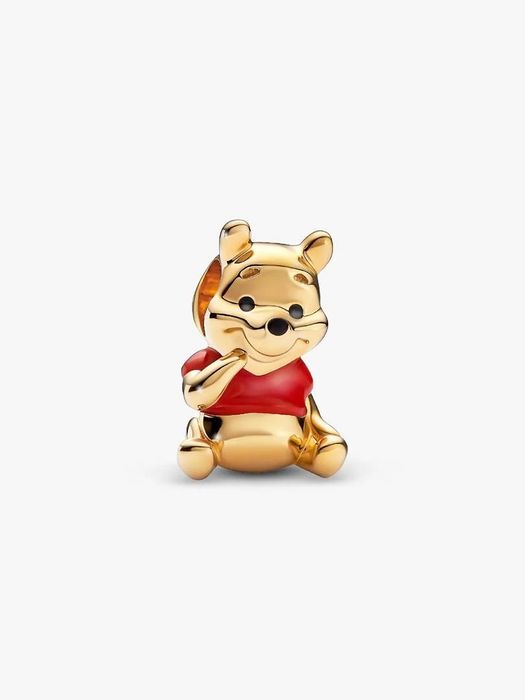 Conta Disney Winnie the Pooh Pandora em Prata de Lei 925 Nova