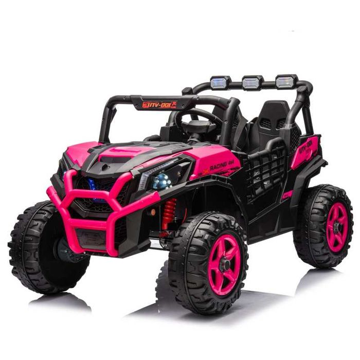BUGGY UTV 4x4 RACING Auto na Akumulator 24V 7Ah 4x200W EVA RÓŻOWY