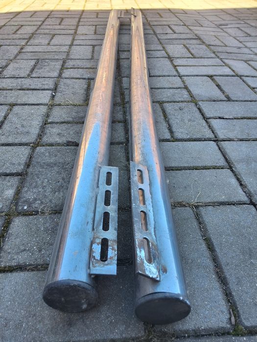 Orurowanie boczne, stal nierdzewna, 169cm