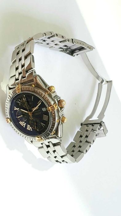 Годинник Breitling Crosswind Chronograph Золото/Сталь