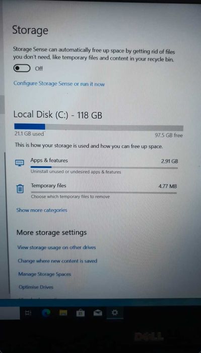 Dell XPS 15 9560 | i7-7700HQ | 8GB RAM | 128GB SSD | 4K | GTX 1050 | Com Carregador