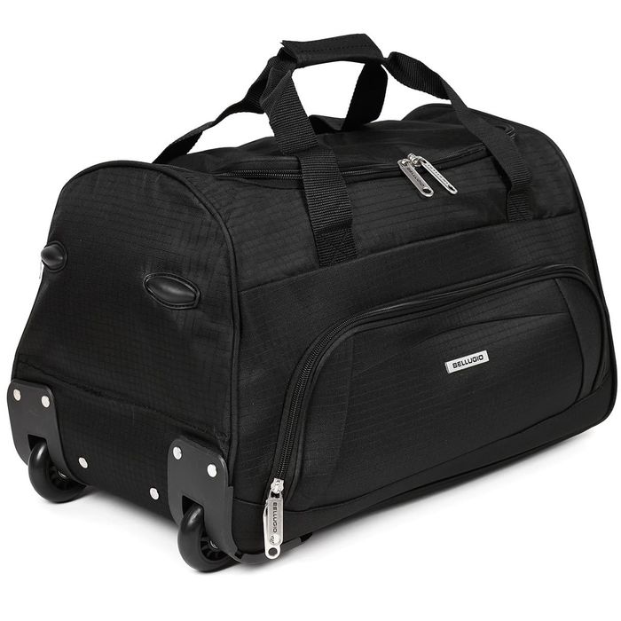 mała torba podróżna na kółkach bellugio czarna