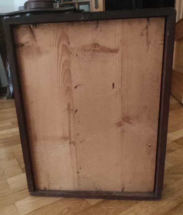 Ícone Russo - Pintado em metal - Antiguidade