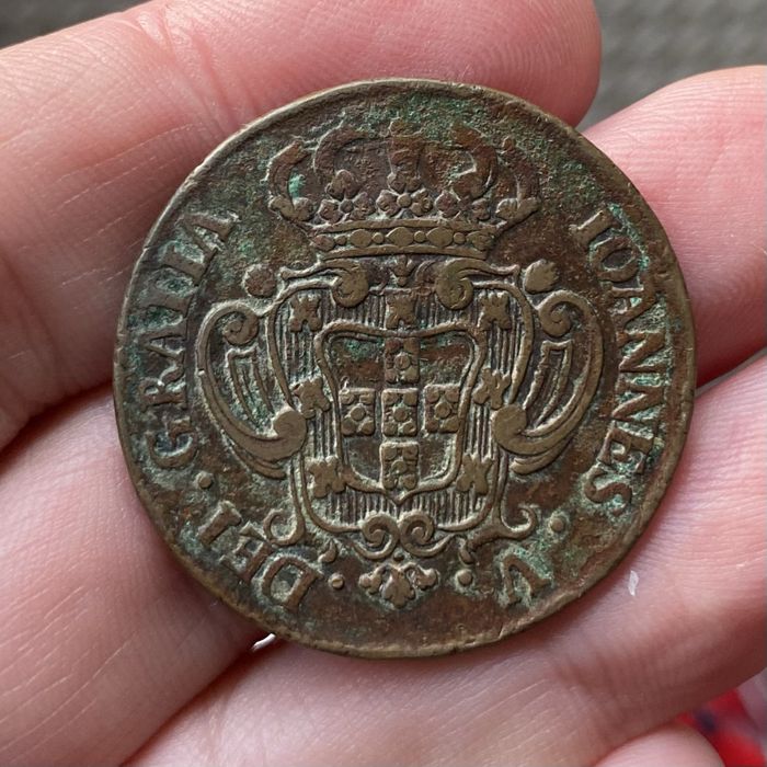 Moeda 1204 - D. JOAO V - X Reis 1743