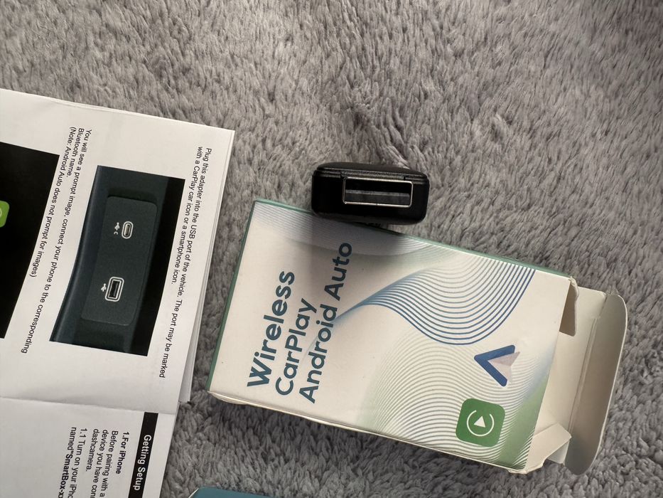 Переходник беспроводной адаптер carplay android auto