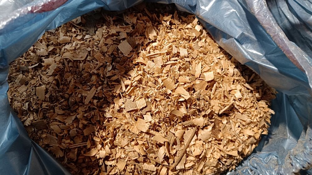 Trociny pakowane w workach 120l