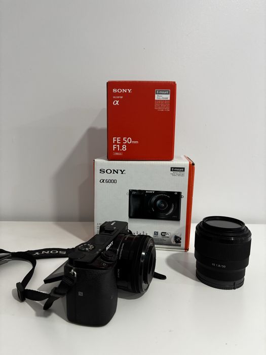 Sony A6000 + Lente FE 50MM F1.8 11k disparos