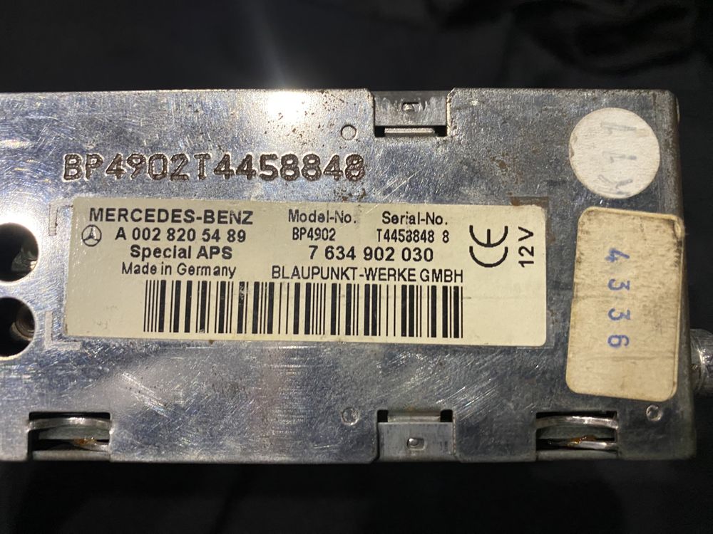 Магнитола Мерседес Mercedes W140 C140 blaupunkt becker: 9 500 грн ...
