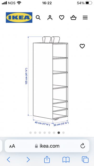 Organizador de roupeiro Ikea
