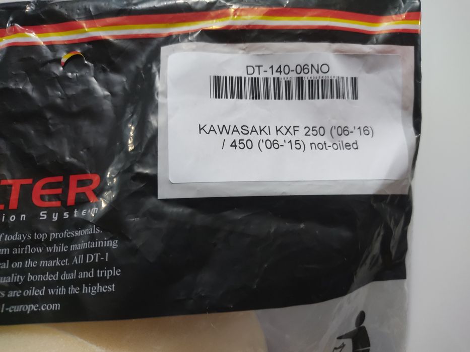 Filtro de ar Kawasaki Kxf