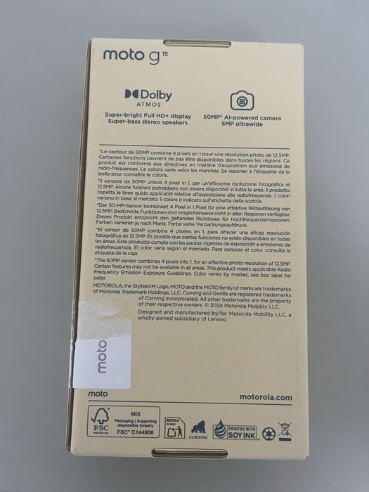 Vende-se Motorola Moto G15 256GB