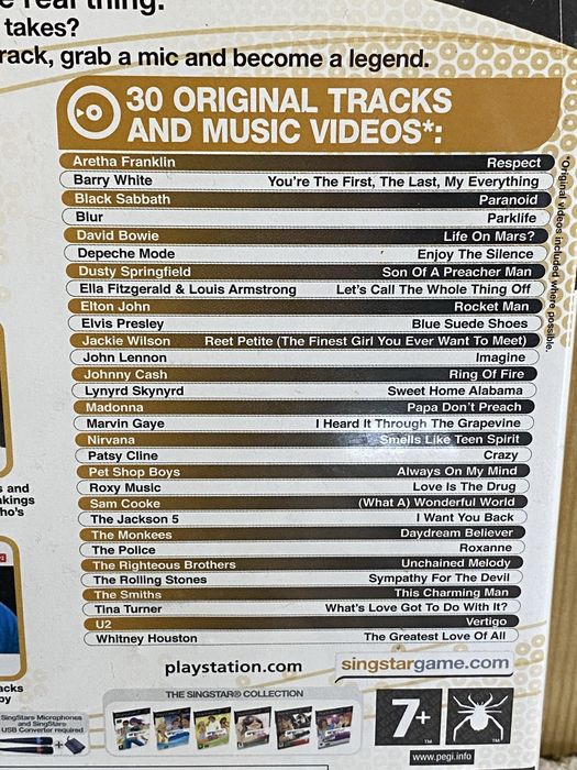singstar / zestaw karaoke do Playstation 2