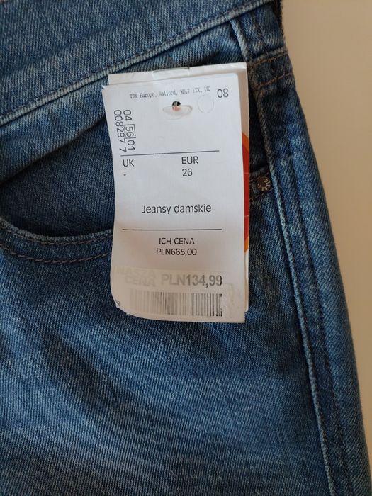 Niebieskie Jeansy Diesel.
