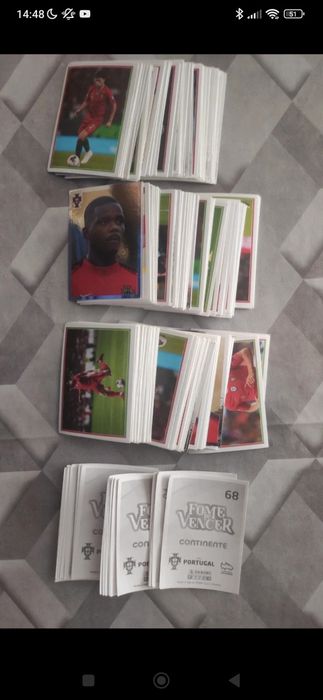 Cromos Fome de Vencer Continente