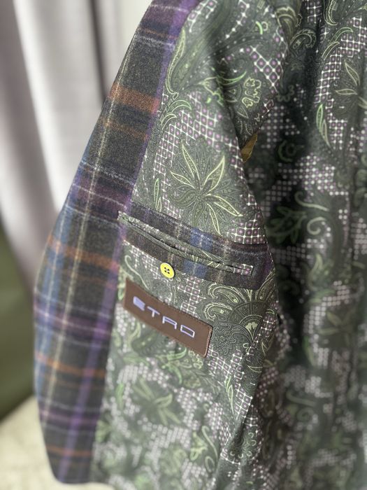 Итальянский шерстяной пиджак Etro