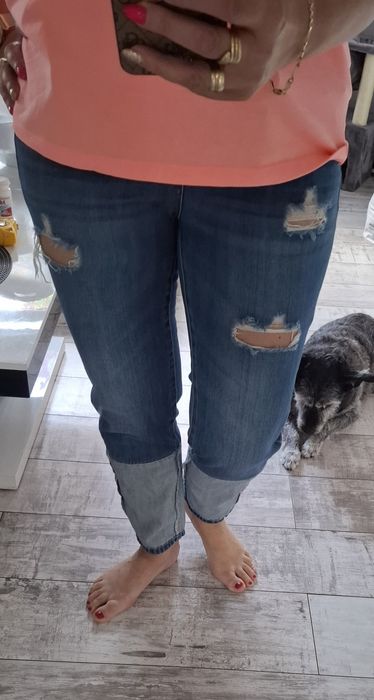 Jeansy 38 rezerved