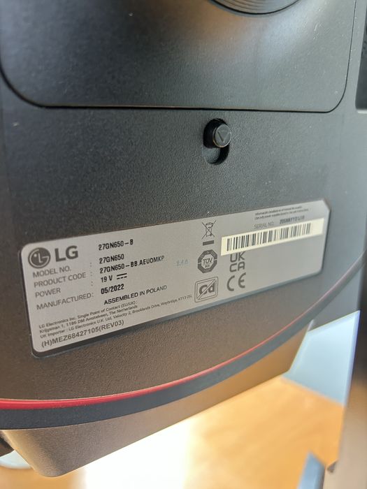 Monitor Gaming LG 27GN650