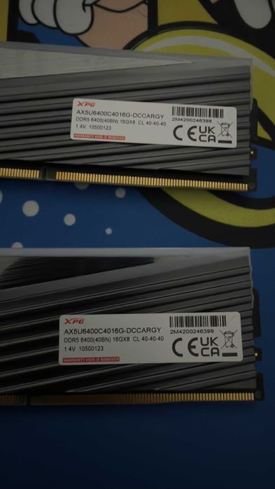 Kit Memória RAM XPG DDR5 32GB 6400MHz 2x16GB