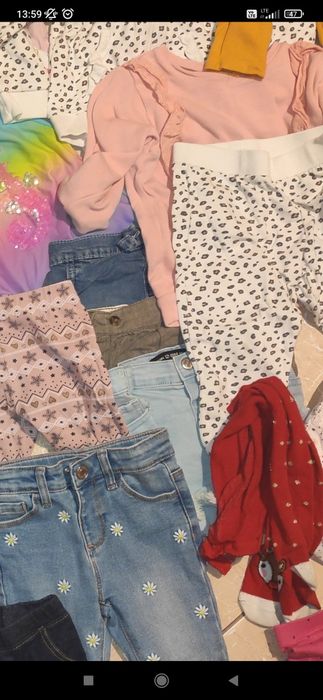 Zestaw ubranka dziewczynka r.86