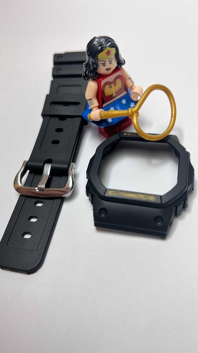 Bezel Pasek Casio G-Shock DW-5600, DW,GW-5000, GLS-5600 Czarno-złoty