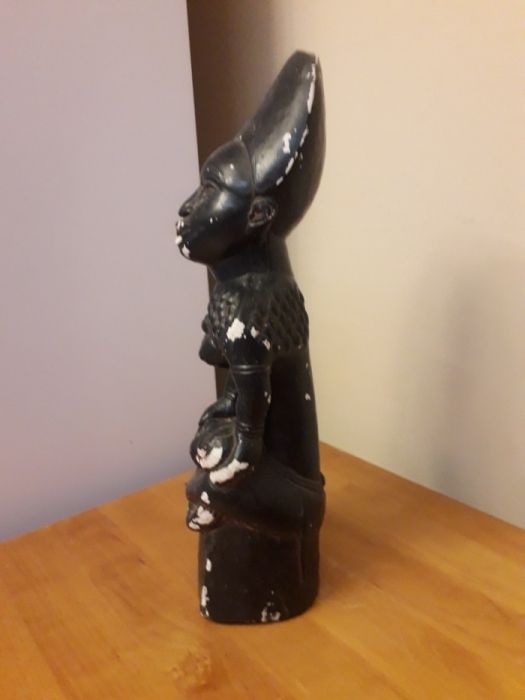 Afryka figurka gips