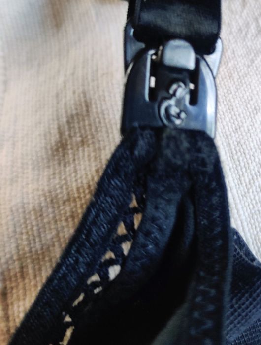 3 czarne biustonosze do karmienia 80B/85B bawełna