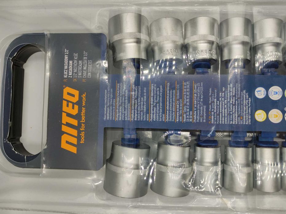 NITEO Klucz Nasadowy 1/2 z Grzechotką