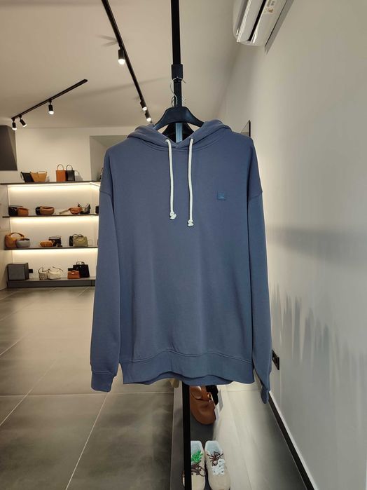 Худі Acne Studios Appliquéd Hoodie Grey