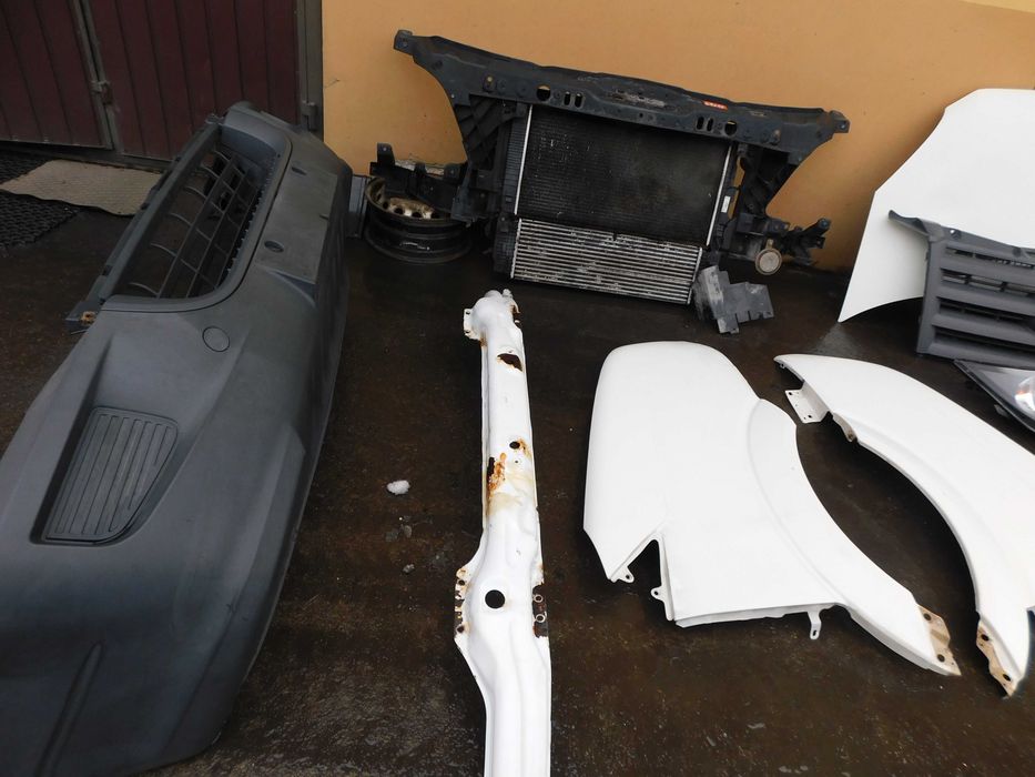 VW Crafter przód kompletny maska chłodnice zderzak lampy błotniki OEM