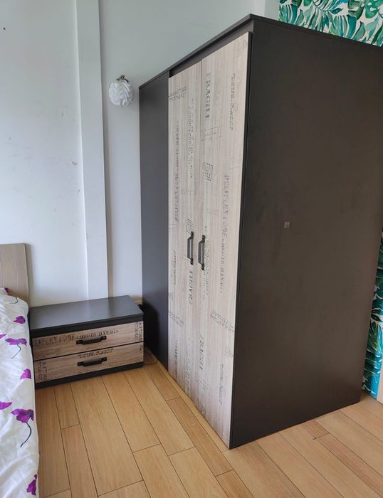 Szafa narożna Santana i szafka nocna