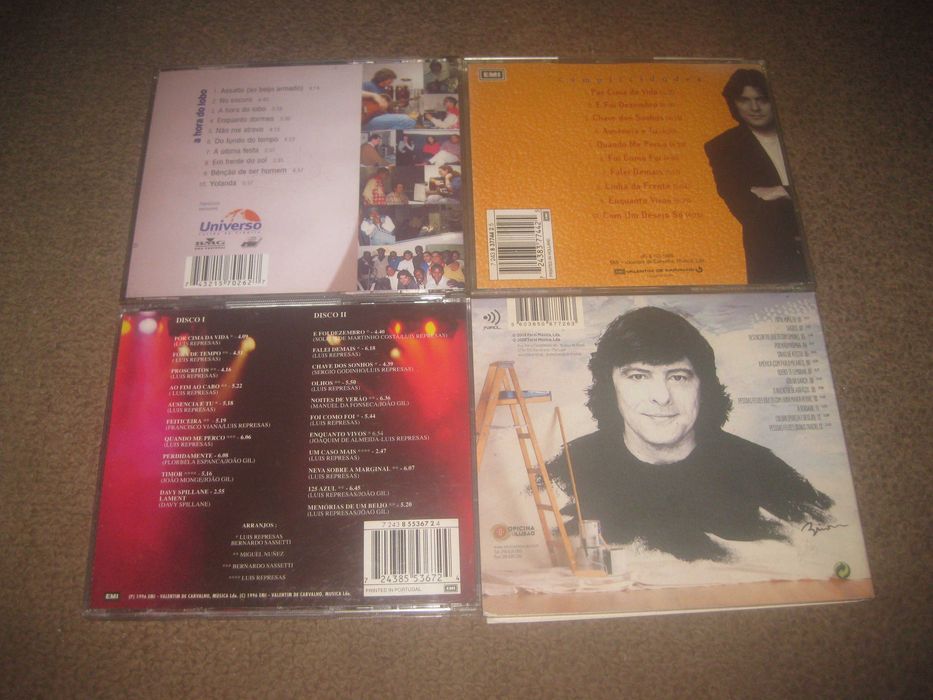 4 CDs do "Luís Represas"