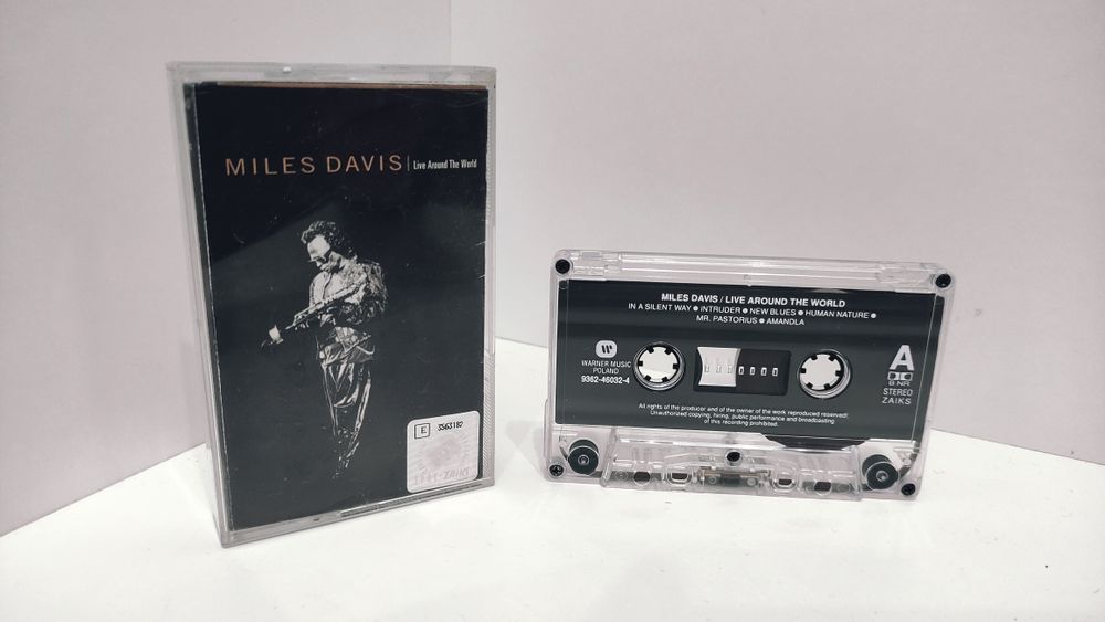 Miles Davis Live Around the Word kaseta audio