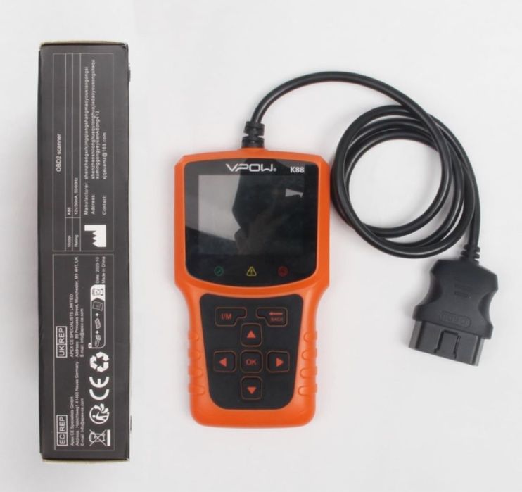 Автосканер VPOW K88 OBD2/EOBD для діагностики автомобіля