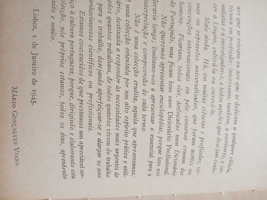 Dicionário Comercial 1945 J. Fontana da Silveira