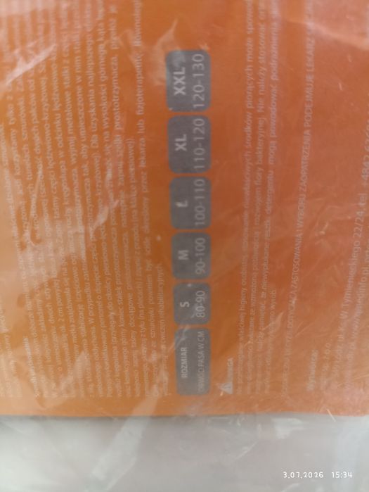 Gorset ortopedyczny QMED spincare high plus L