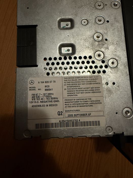 Магнітола мл гл 164 ml gl 164