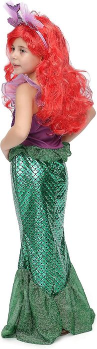 Kostium Księżniczki Syrenki dla Dziewczynki Rozmiar 3-4 Lata