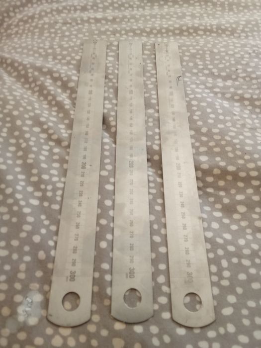 4 réguas inox 1 nova