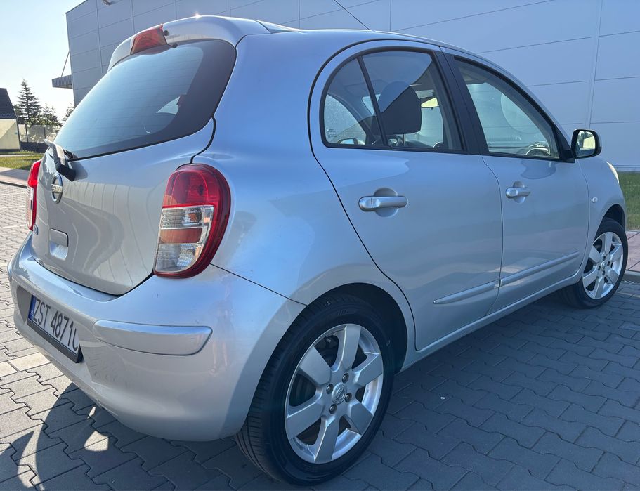 Nissan Micra model K-13 1,2 benzyna 80 km, tempomat, clima, 2011r,
