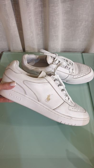 Кроссовки белые Polo Ralph Lauren