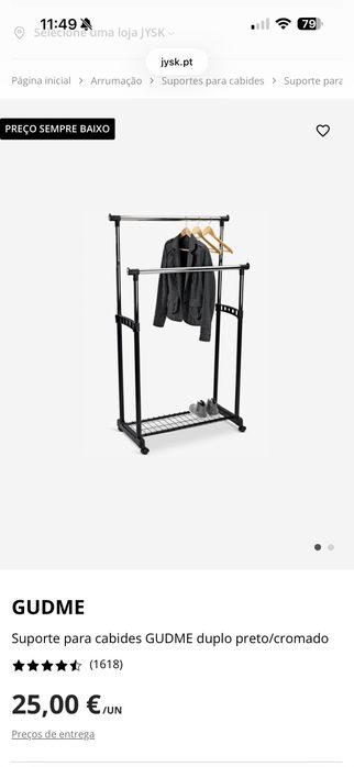 Suporte para cabides/ Arara