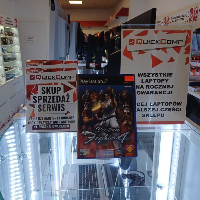 Gra PlayStation 2 PS2 Virtua Fighter 4 10/10 + Ksiązeczka Gwarancja 1 Rok QUICK-COMP Przemyśl