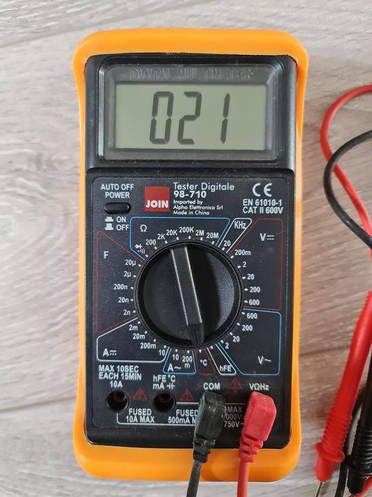 Multímetro digital 10A