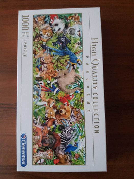 Puzzle Dzikie zwierzęta Panorama, 1000 el. Clementoni
