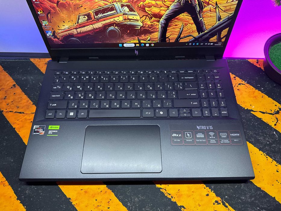 Acer Nitro V15, rtx4060, ryzen 7-7735hs, 16gb, 512gb, 165hz