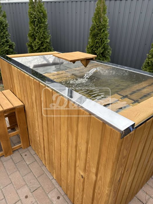 Гарячі і холодні купелі з нержавіючої сталі для лазні та сауни, чан