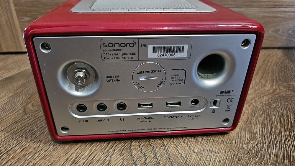 Premium radio sieciowe Sonoro 50-110 (cd, usb, aux, dab+) stylowe audi